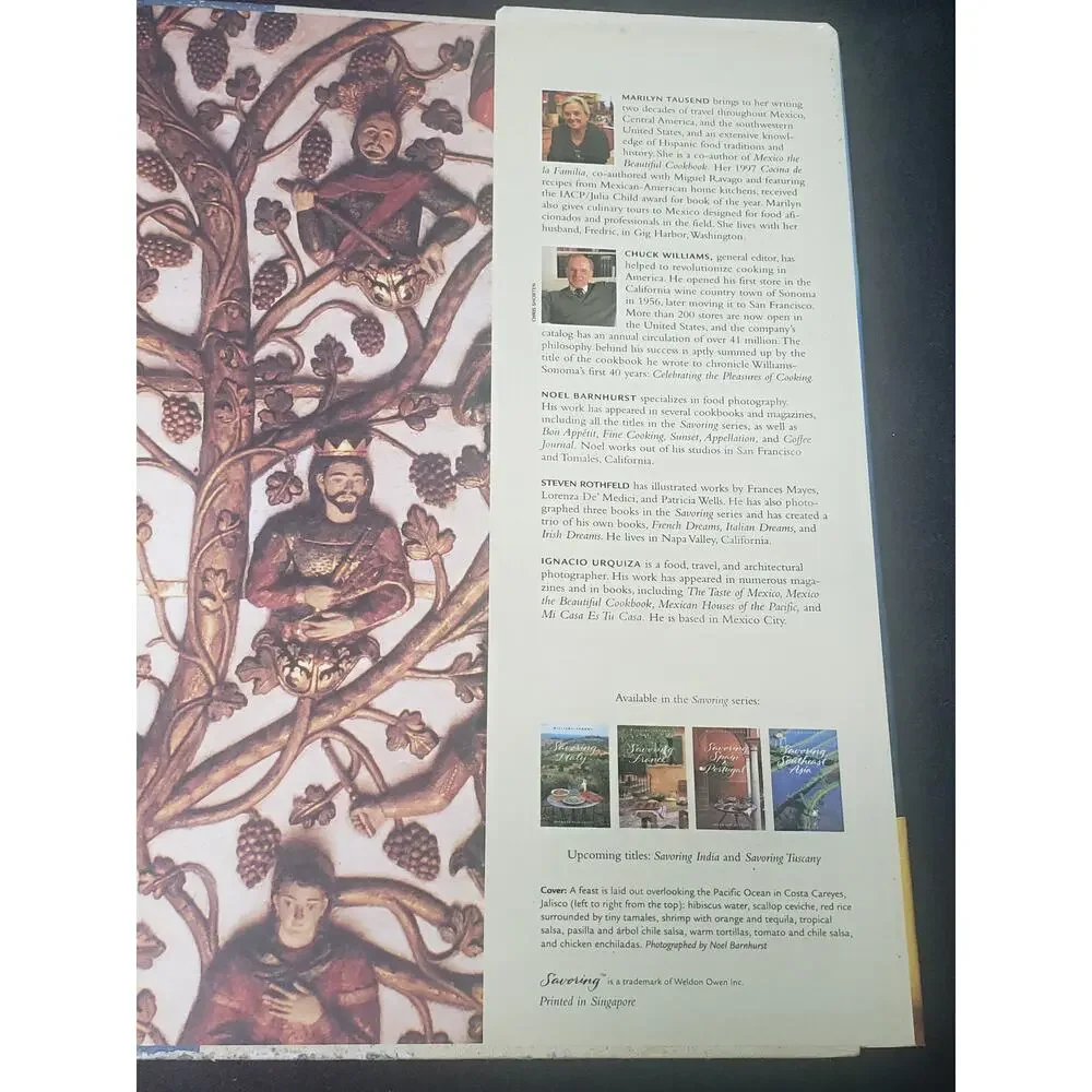 Savoring Mexico: Recipes and Reflections on Mexican Cooking Hardback Book